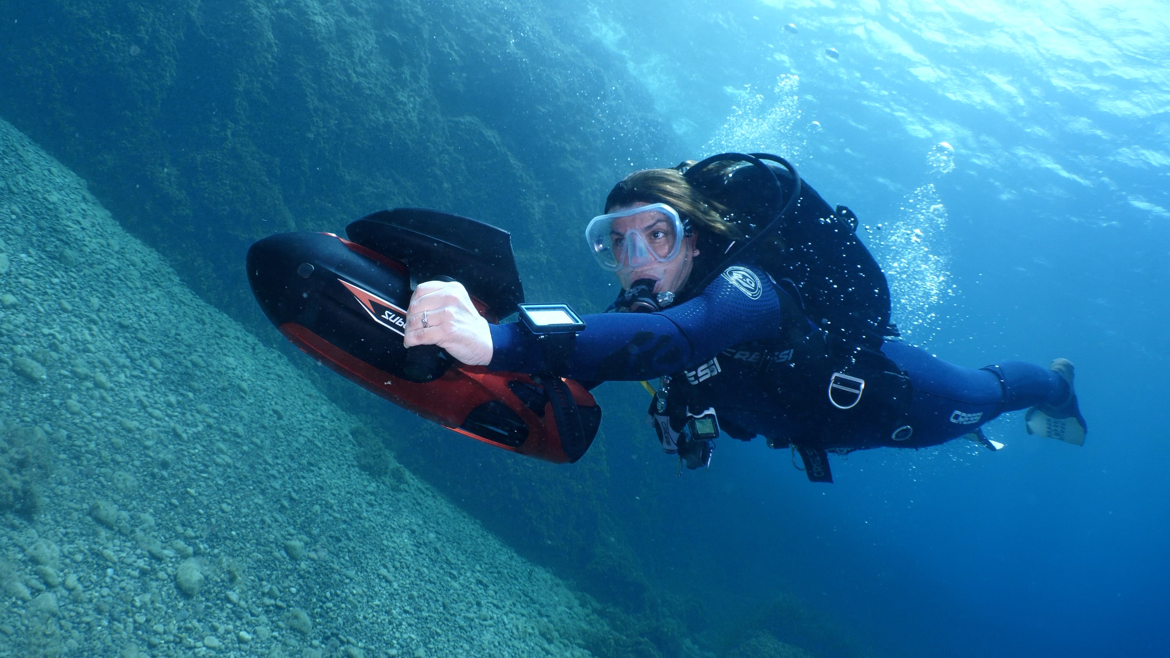 Underwater Scooter "Thrust": Is Bigger Always Better?