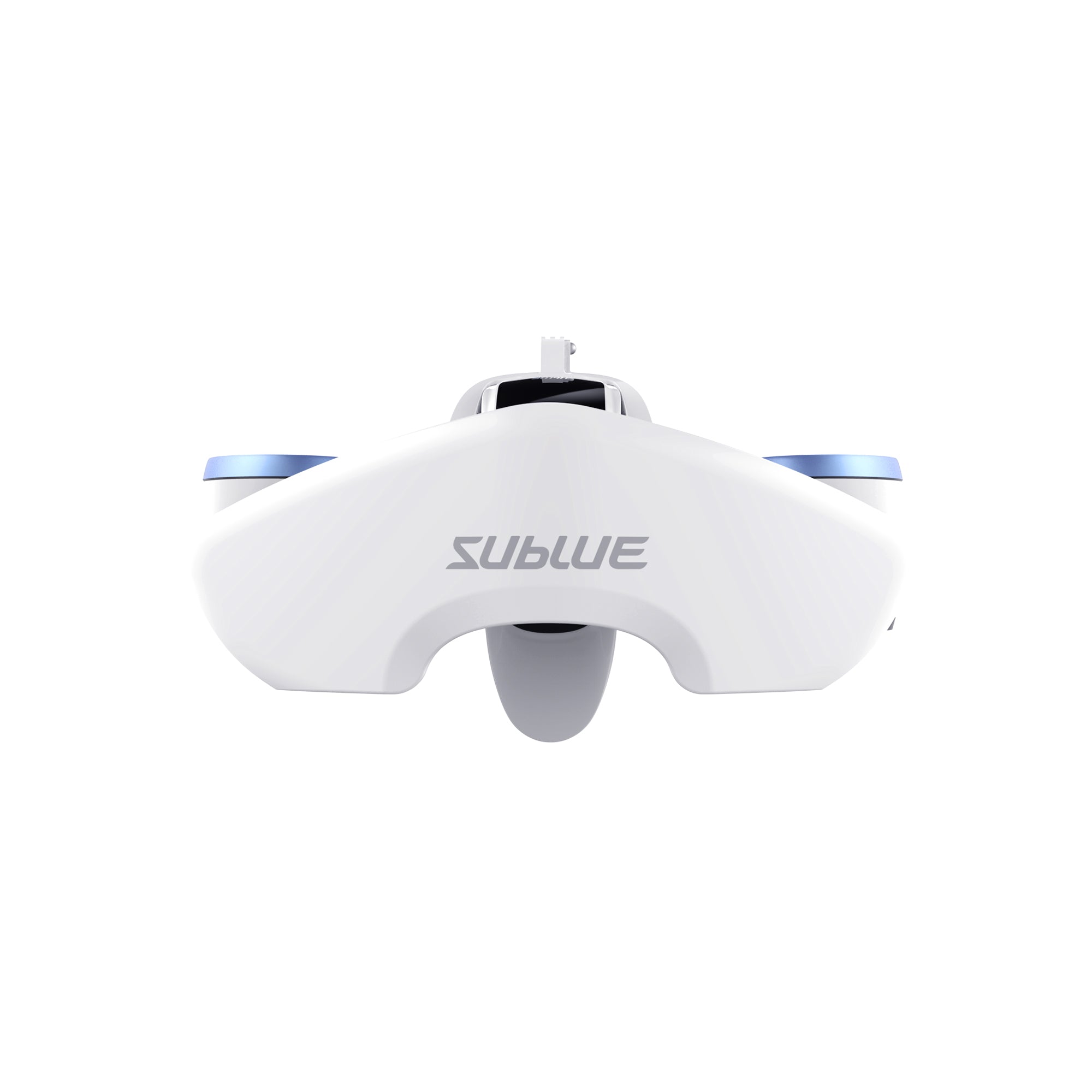 Sublue Mix underwater scooter front view with sleek design and logo.