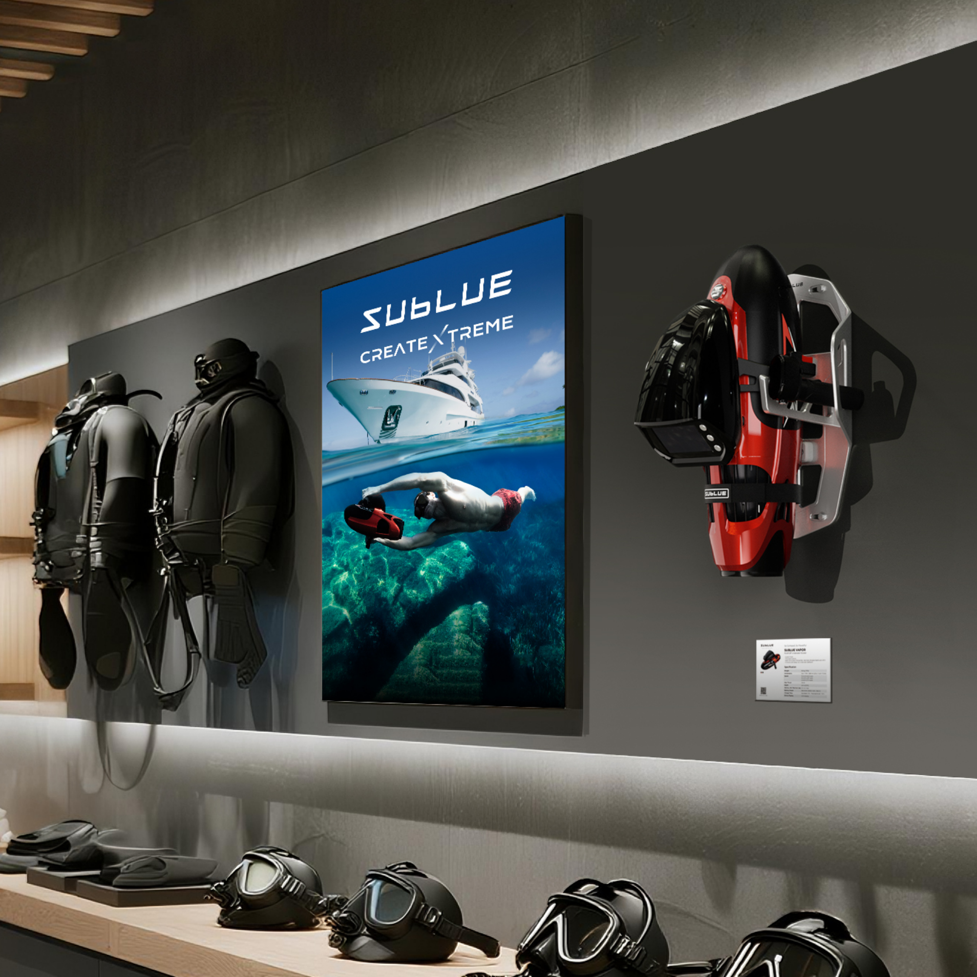 Vapor Wall-Mount Rack