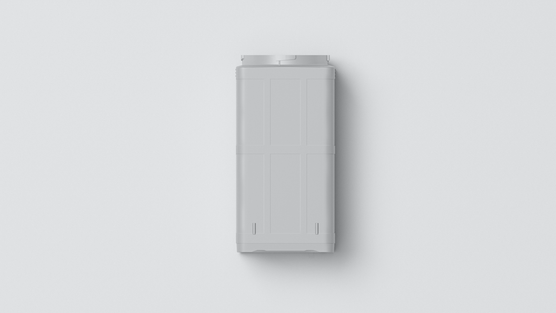 Rear view of gray lithium-ion battery for Sublue Vapor scooter.