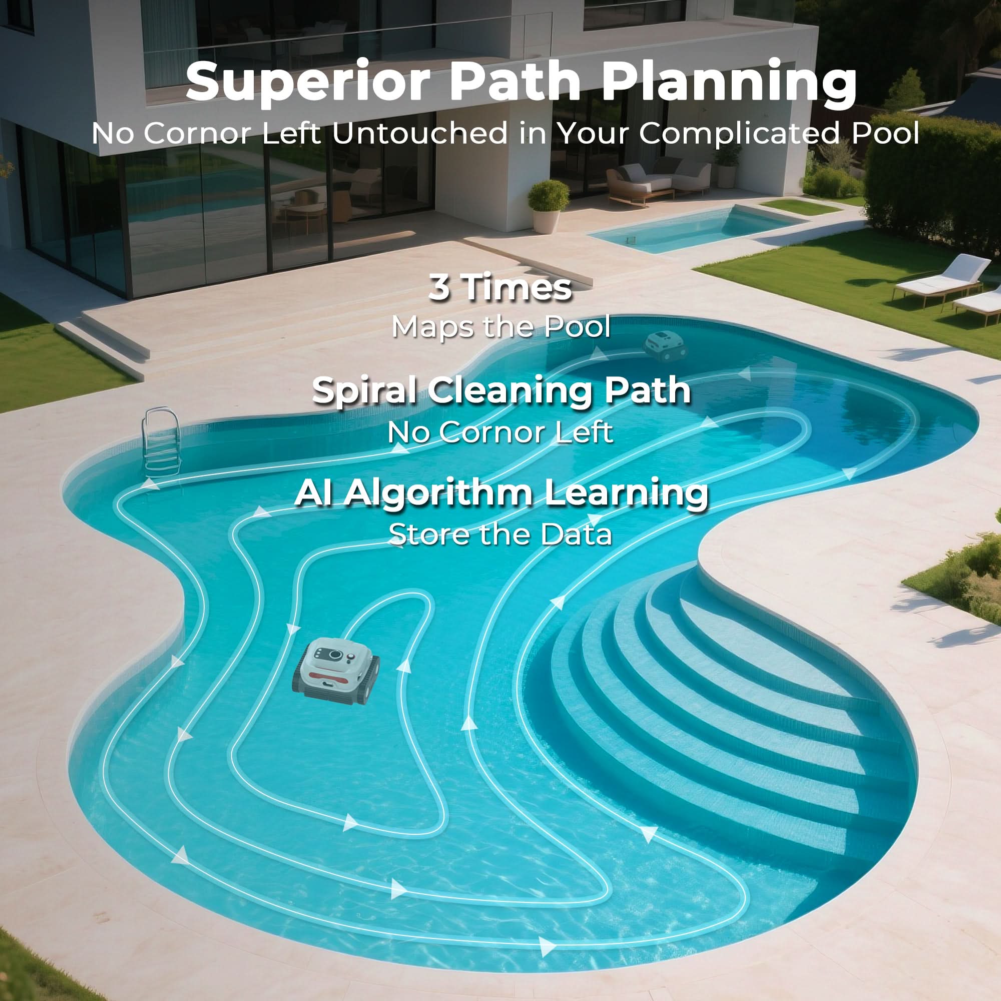 BN Pro Robotic Pool Cleaner