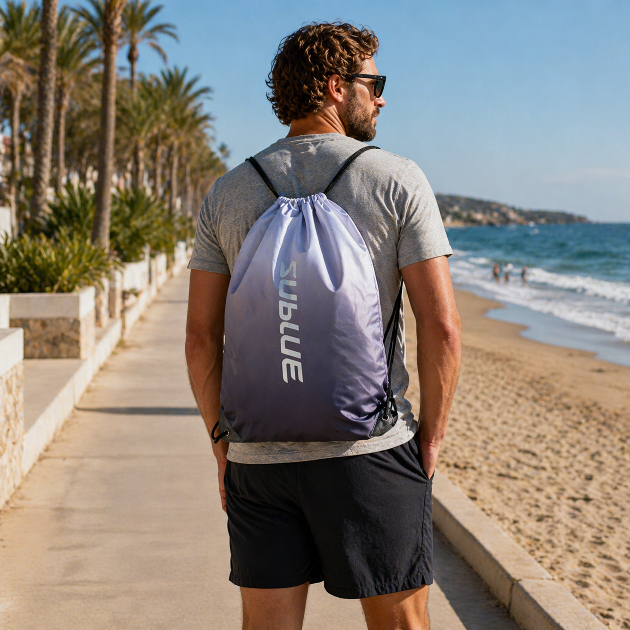 Sport Kordelzug-Rucksack