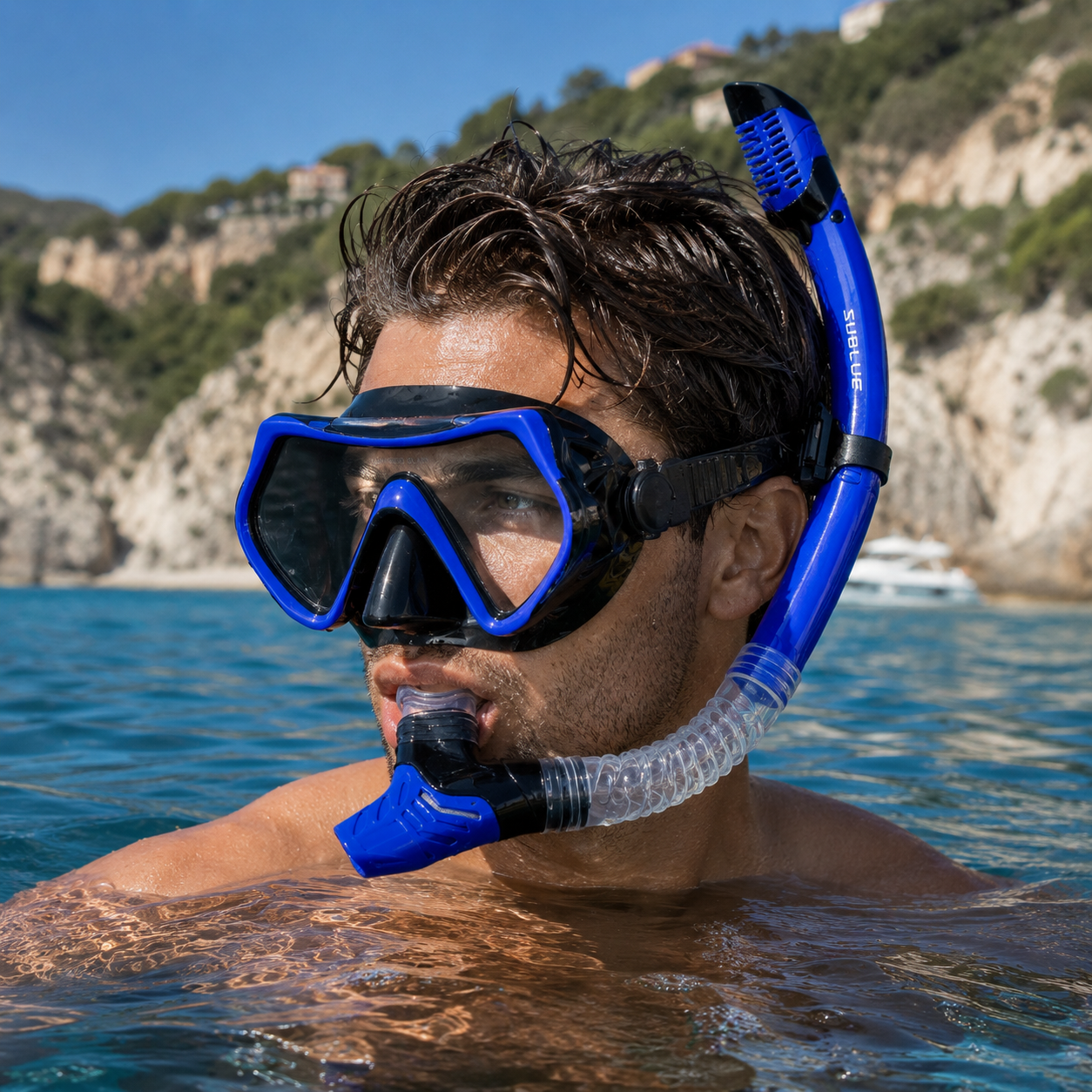 Duikmasker- en snorkelset