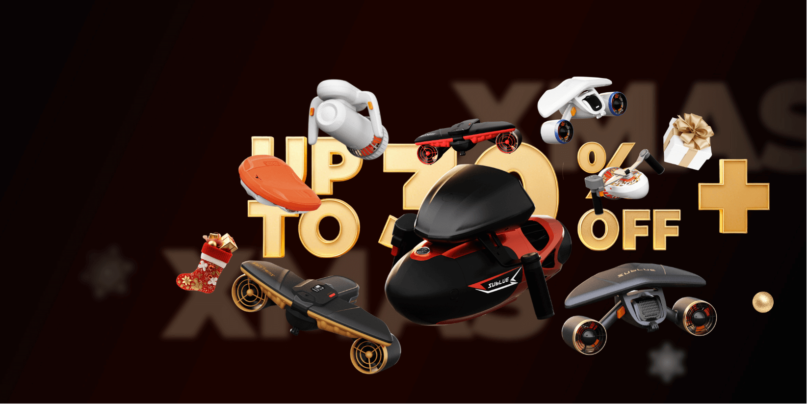Limited-time Christmas offers on premium Sublue underwater scooters