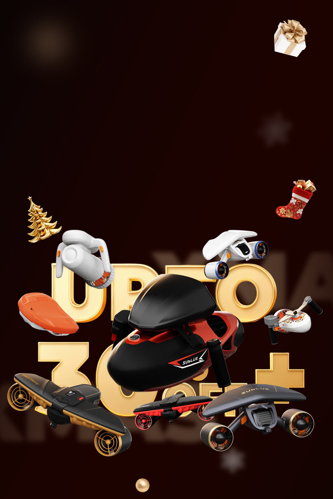 Limited-time Christmas offers on premium Sublue underwater scooters