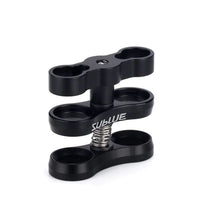 Durable Sublue Dual-ball Butterfly Clip for camera attachment and stabilization