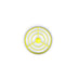 Yellow motor front cover for Sublue Navbow scooter, round design.