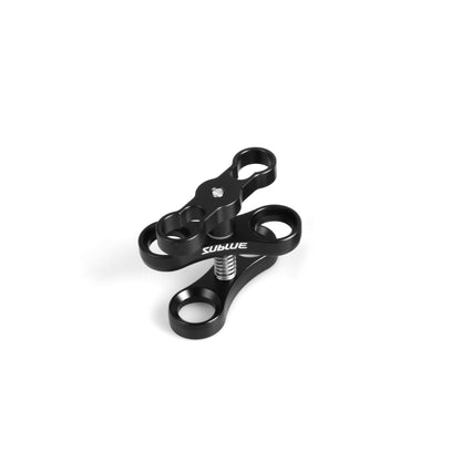 Sublue Dual-ball Butterfly Clip in black aluminum alloy design