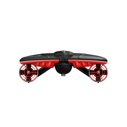 SUBLUE Navbow black and red underwater scooter with dual propellers