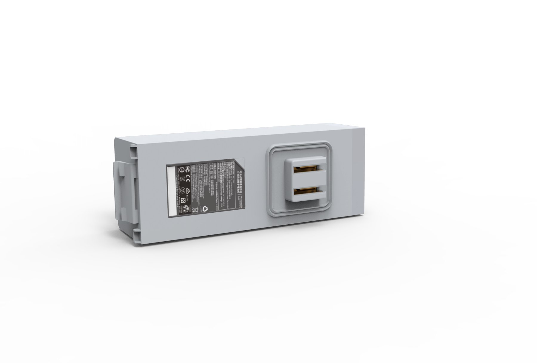 Sublue Mix/MixPro replacement battery with dual charging ports.