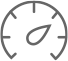 a close-up of a speedometer