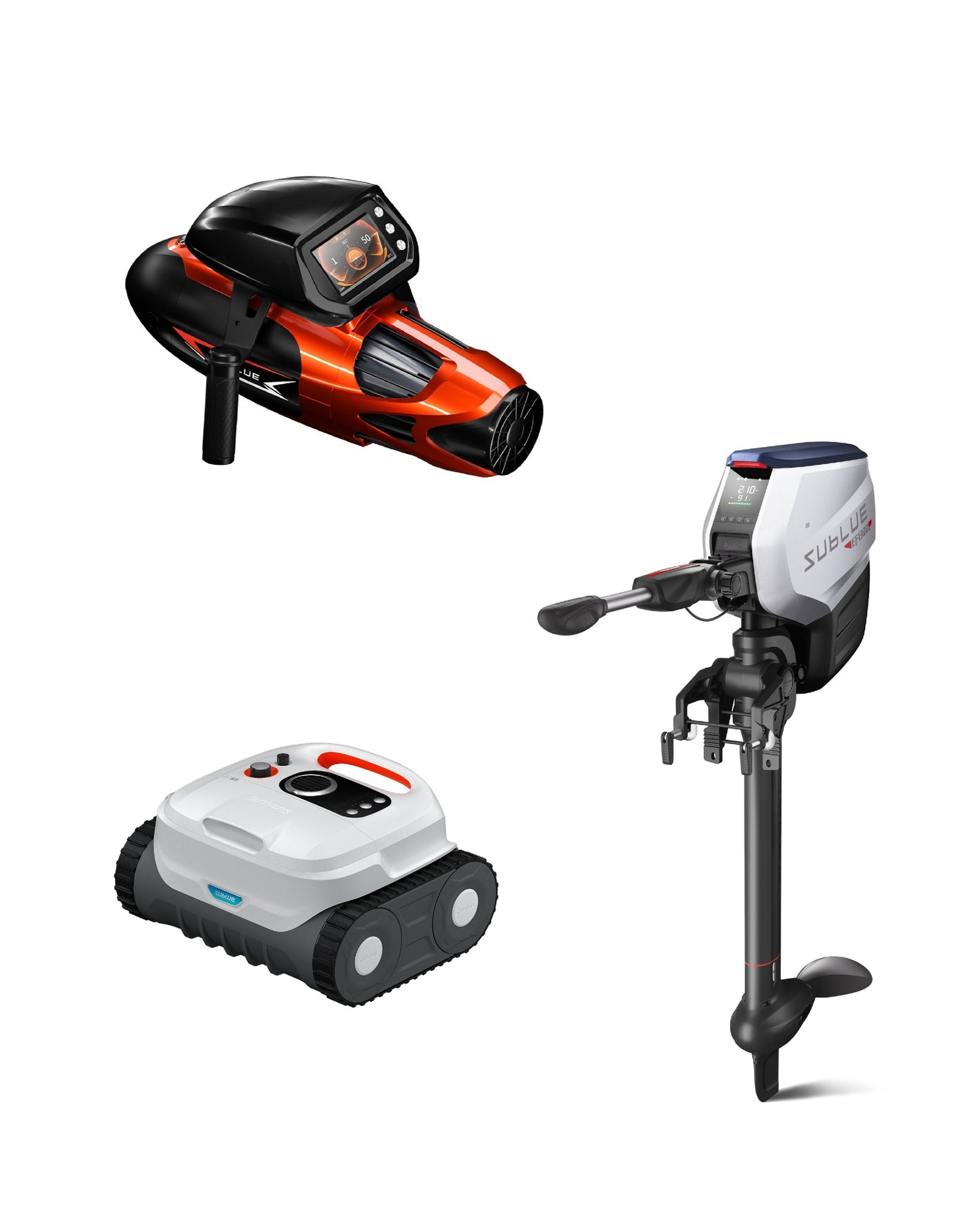 a group of robots on a stand