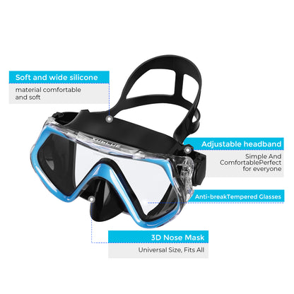 Dive Mask + Snorkel Set