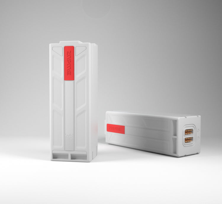 a white rectangular object with red label