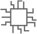 a black and white square with lines