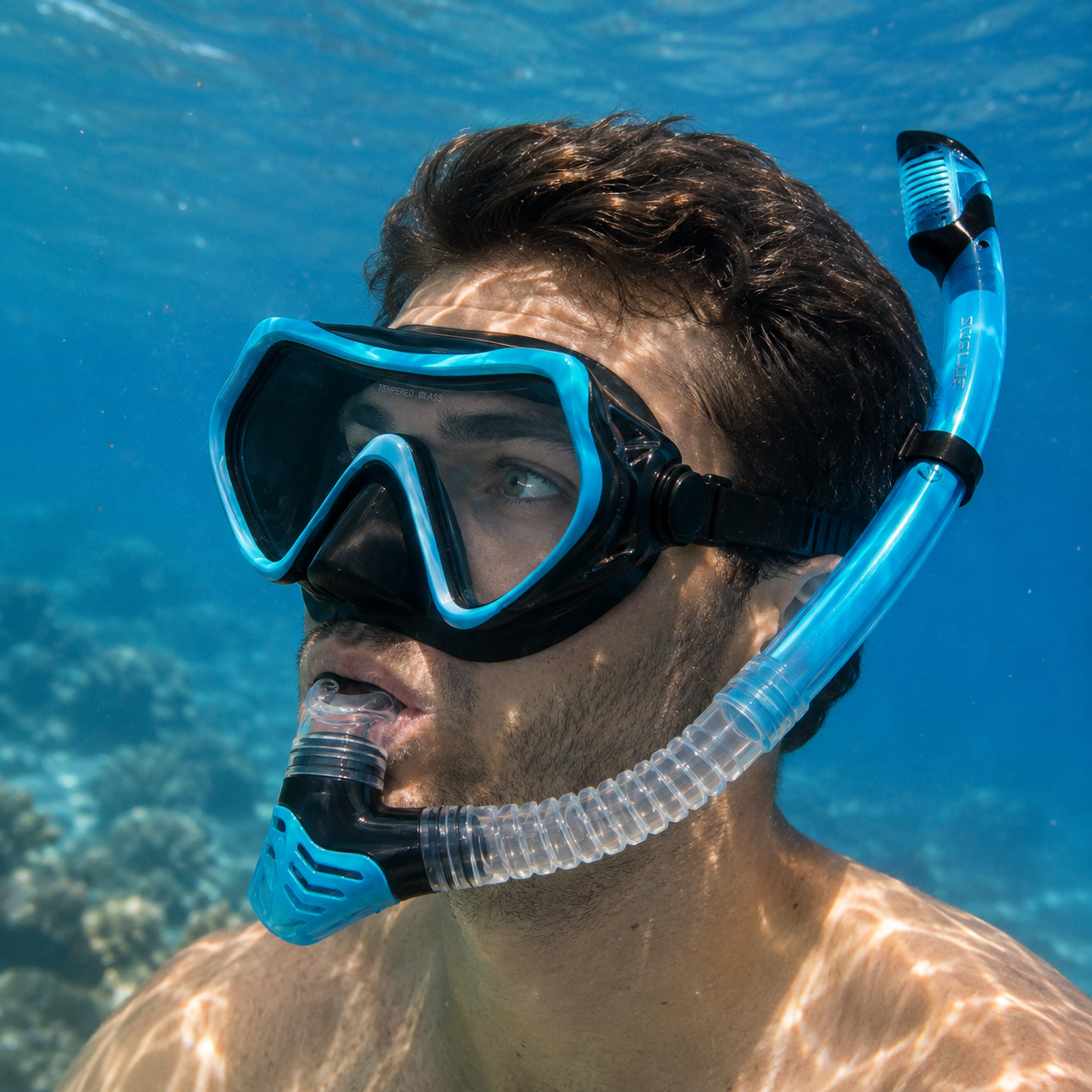 Duikmasker- en snorkelset