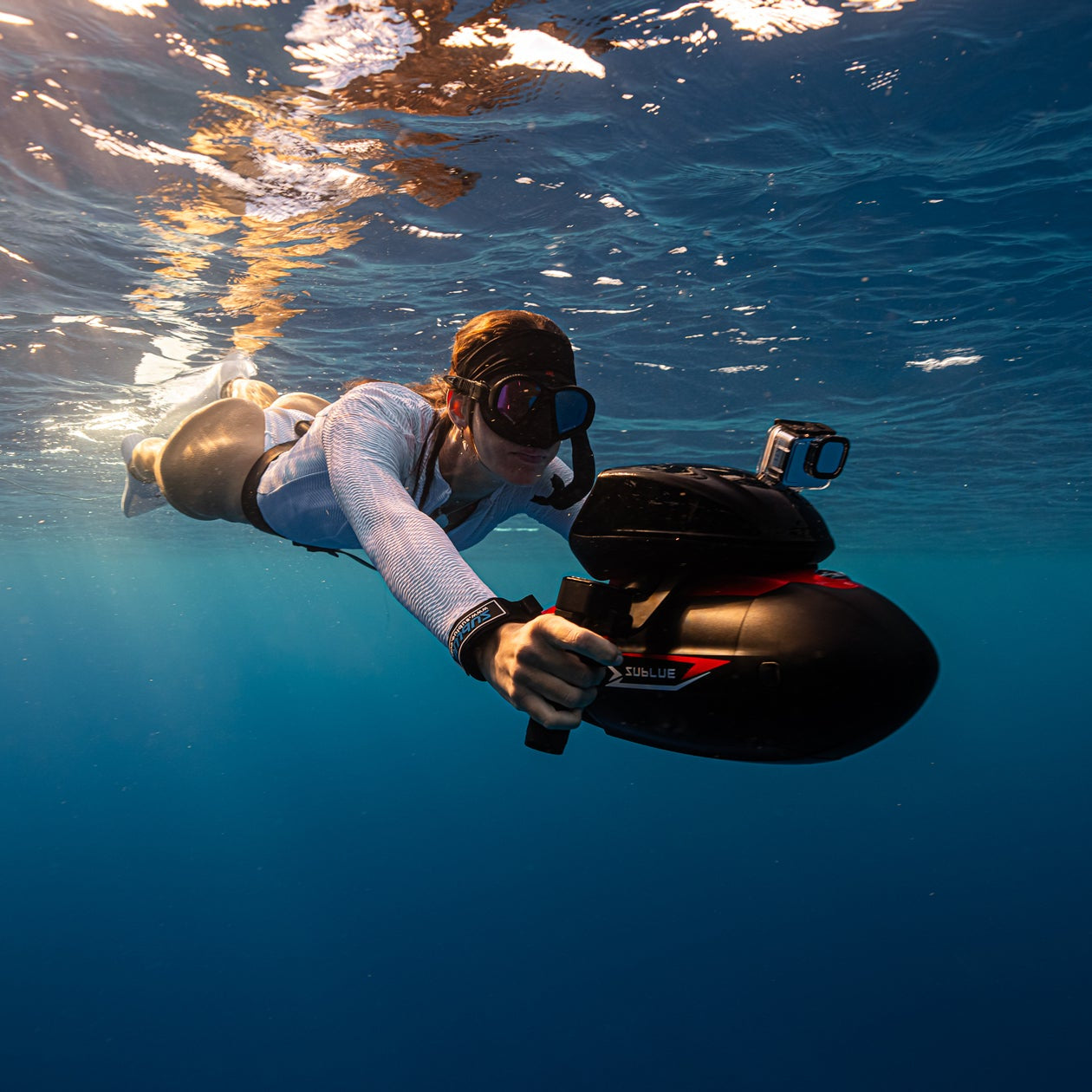 水中スクーター | 海の深みを探検しよう – Sublue Underwater Scooter
