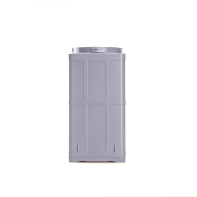 Gray lithium-ion battery for Sublue Vapor scooter, showcasing rear power display.