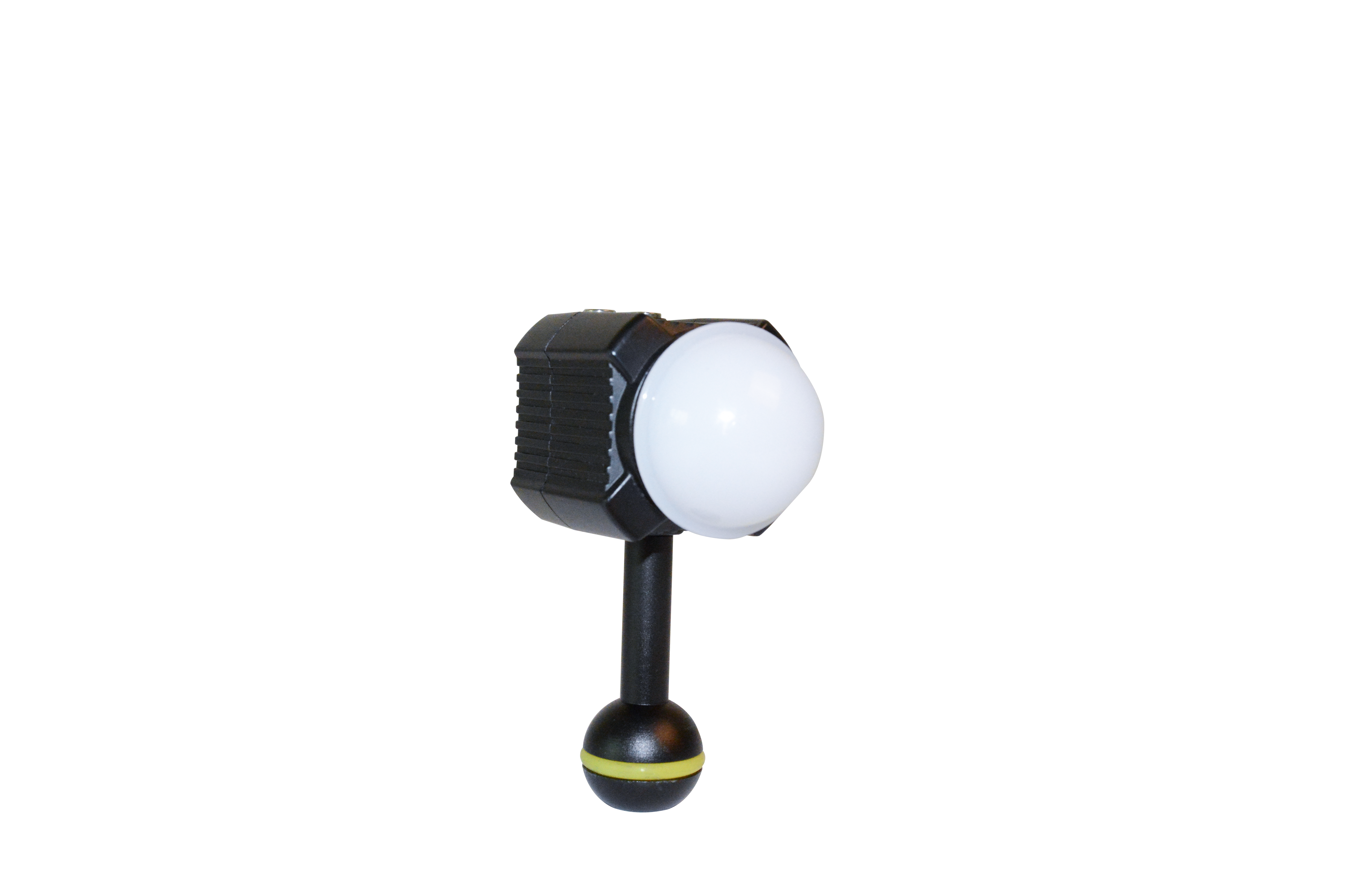 Sublue Waterproof LED Light with round top and single adjustment knob for underwater use.