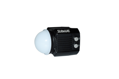 Sublue Waterproof LED Light with round top and dual adjustment buttons.