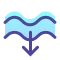 a blue and purple logo