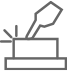 a black and white logo