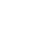 a white circle with a black and white logo