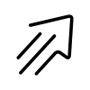 a black arrow pointing up